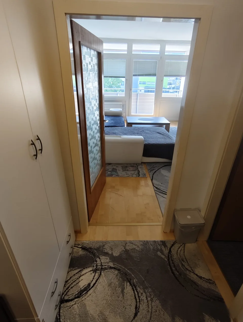 Blick durch den Flur im Apartment Liezen