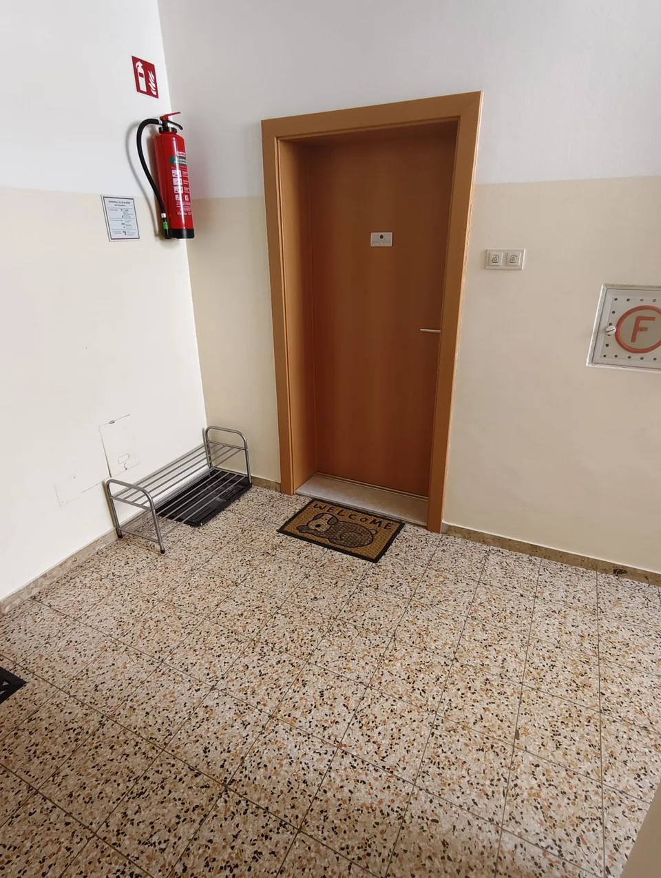 Wohnungstür des Apartments Liezen